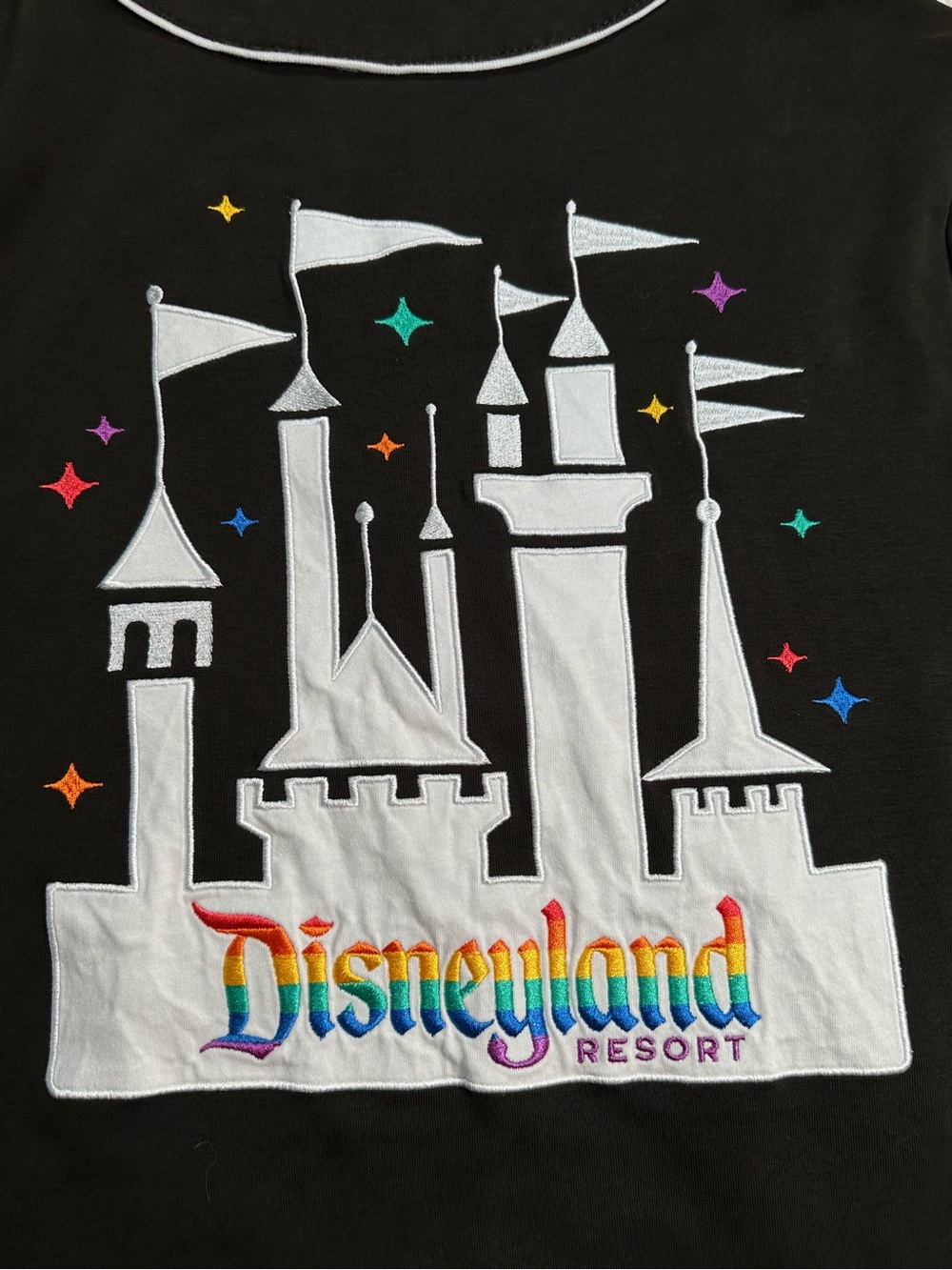 Disneyland Resorts • Unisex Pride Snap Front Embroidery Jersey - Picture 14 of 15
